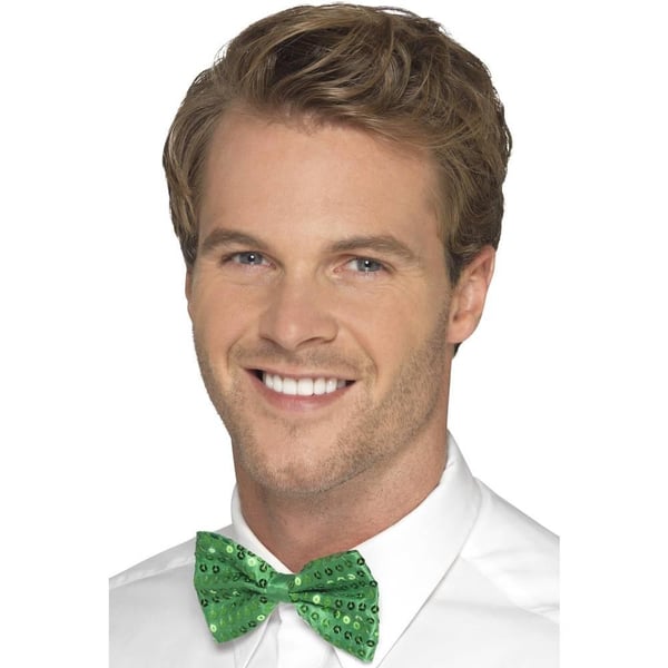 Smiffys Unisex Adult Sequin Bow Tie