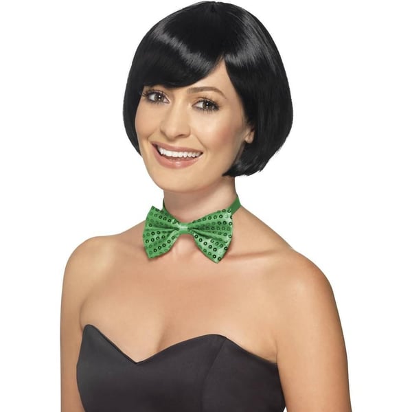 Smiffys Unisex Adult Sequin Bow Tie