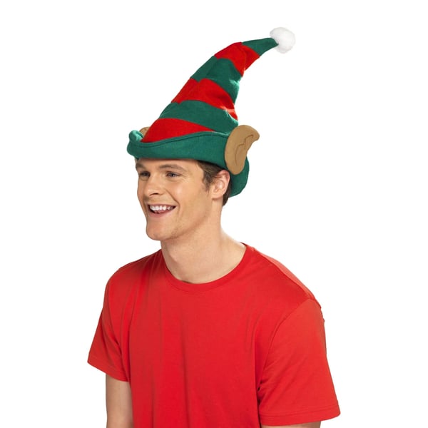 Smiffys Unisex Adult Elf Hat Costume Accessory