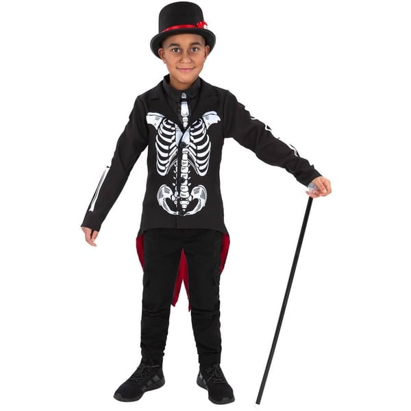Smiffys Boys Senor Skeleton Day Of The Dead Costume Set