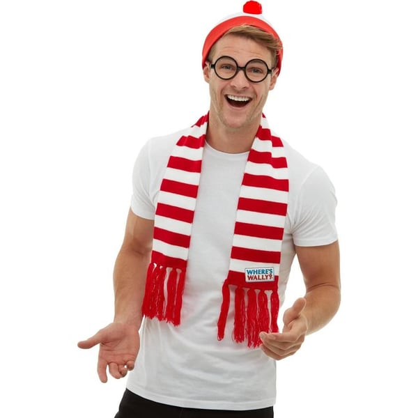 Wheres Wally? Unisex Adult Costume Accessory Set