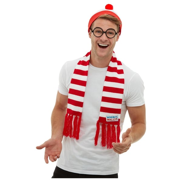 Wheres Wally? Unisex Adult Costume Accessory Set