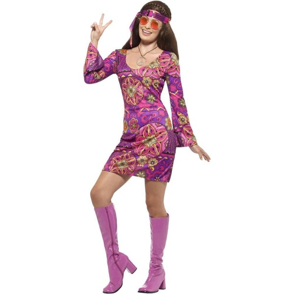 Smiffys Naisten Woodstock Hippie -asu