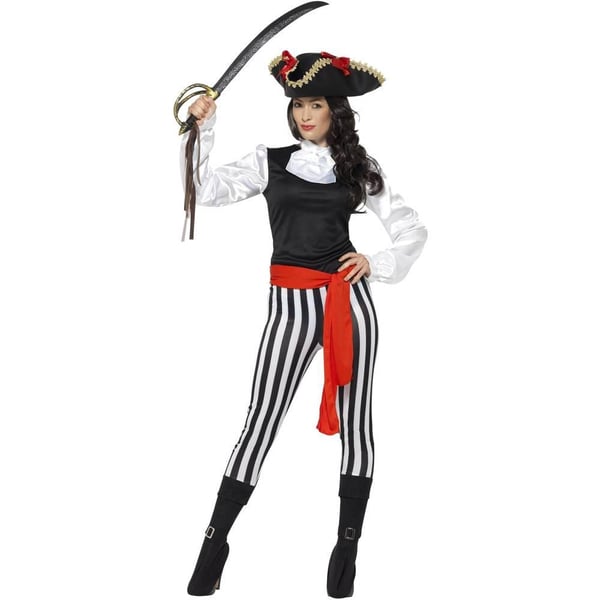 Smiffys Womens/Ladies Pirate Costume Set