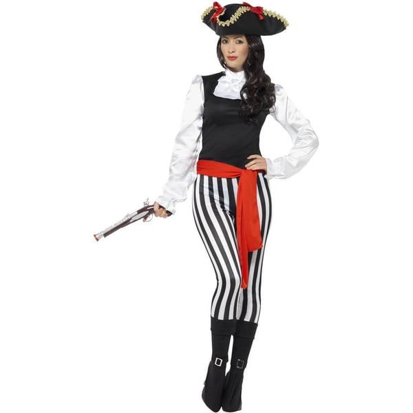 Smiffys Womens/Ladies Pirate Costume Set