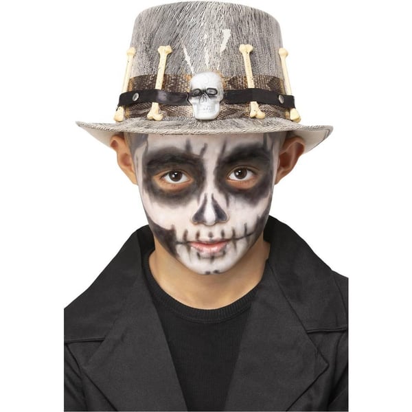 Smiffys Childrens/Kids Distressed Voodoo Top Hat