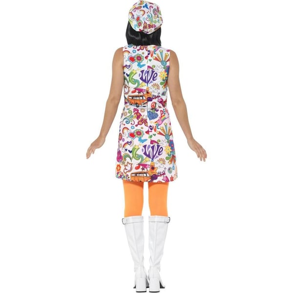 Smiffys Womens/Ladies 60s Groovy Chick Costume Set