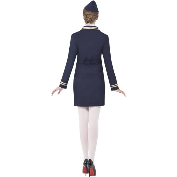 Smiffys Womens/Ladies Airways Attendant Costume Set