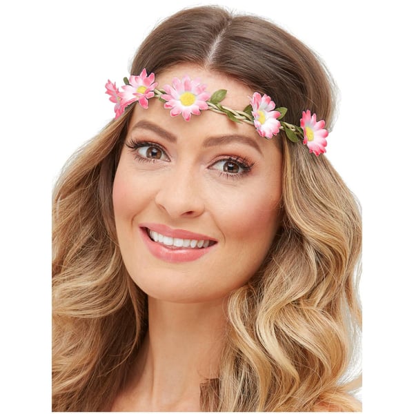 Smiffys Womens/Ladies Daisy Flower Headband (Pack of 3)