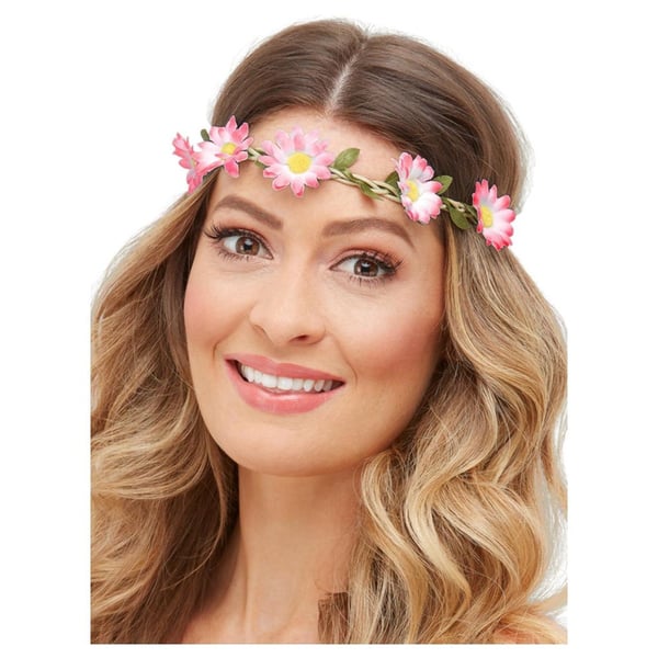 Smiffys Womens/Ladies Daisy Flower Headband (Pack of 3)