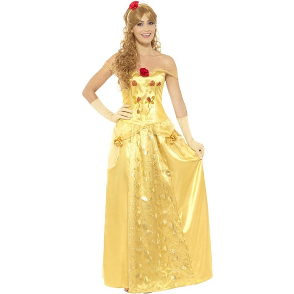 Beauty And The Beast Womens/Ladies Belle Princess Costume
