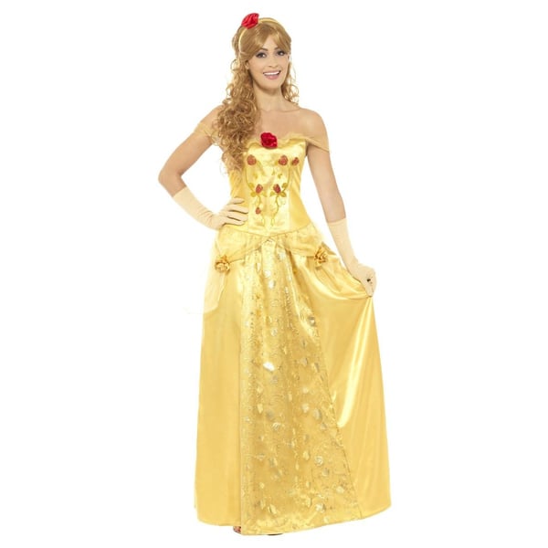 Beauty And The Beast Womens/Ladies Belle Princess Costume