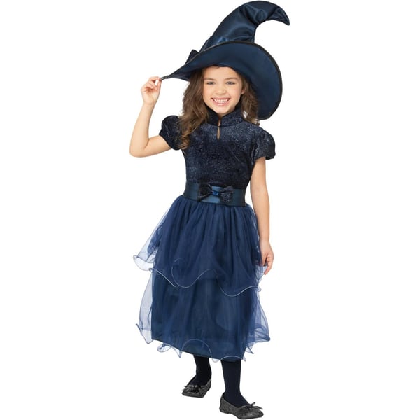Smiffysin tyttöjen Deluxe Midnight Witch -asu