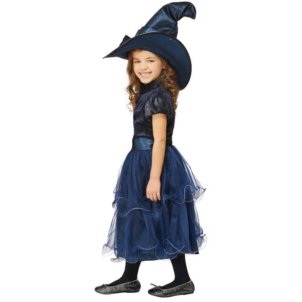 Smiffysin tyttöjen Deluxe Midnight Witch -asu