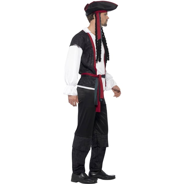 Smiffys Mens Aye Aye Pirate Captain Costume Set