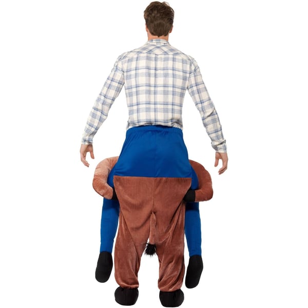 Smiffys Unisex Adult Piggy Back Costume Set