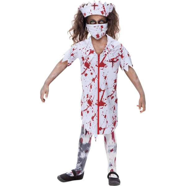 Smiffys Tyttöjen Zombiehoitajan Asu