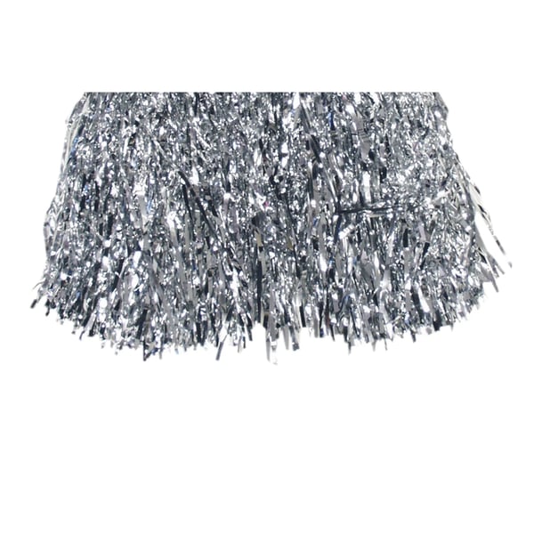 Smiffys Metallic Pom Poms (Pack of 2)