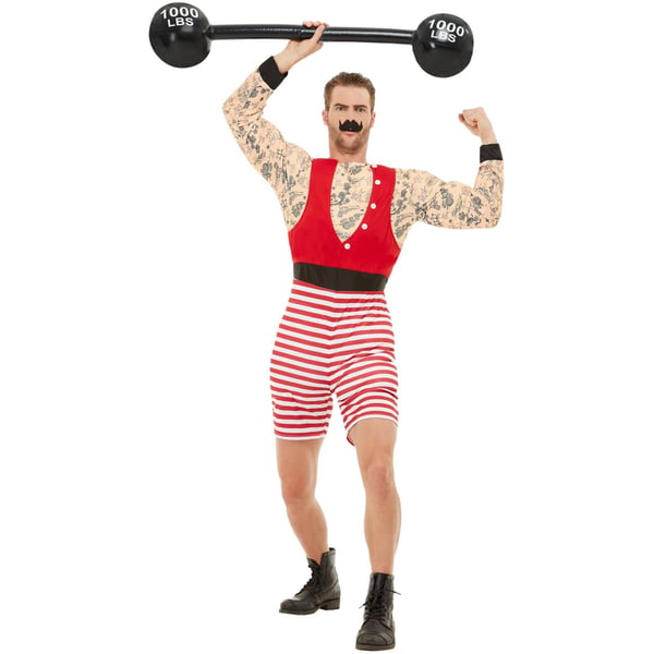 Smiffys Mens Deluxe Strongman Costume Set