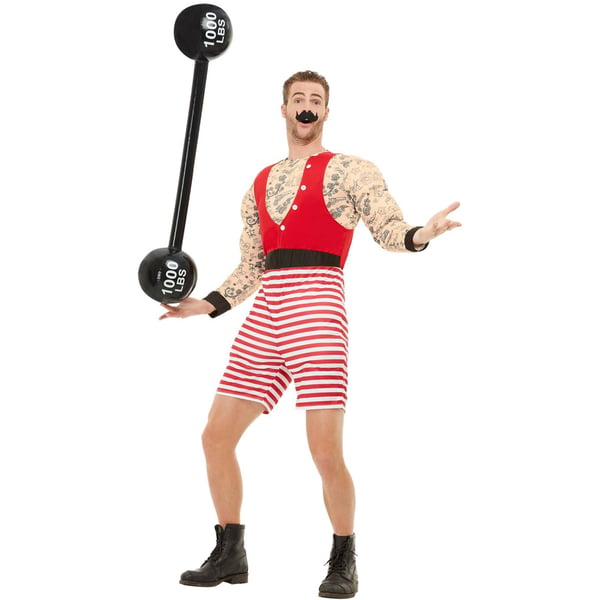 Smiffys Mens Deluxe Strongman Costume Set
