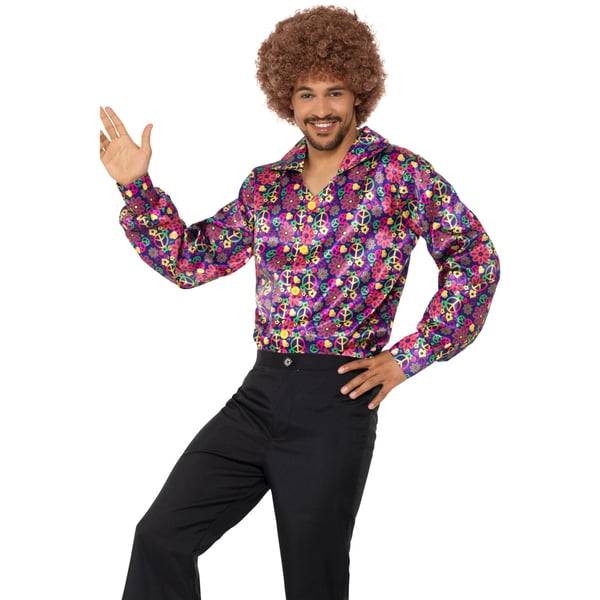 Smiffys Mens 60s Psychedelic Shirt