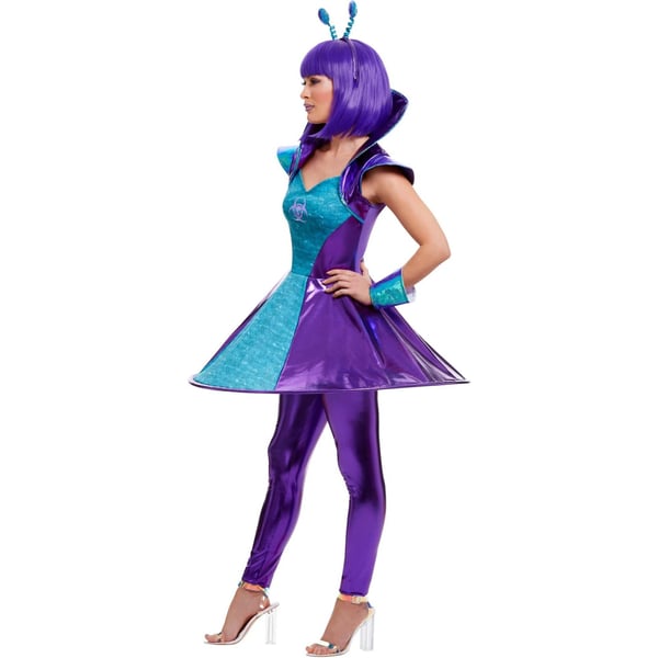 Smiffys Womens/Ladies Alien Costume Set
