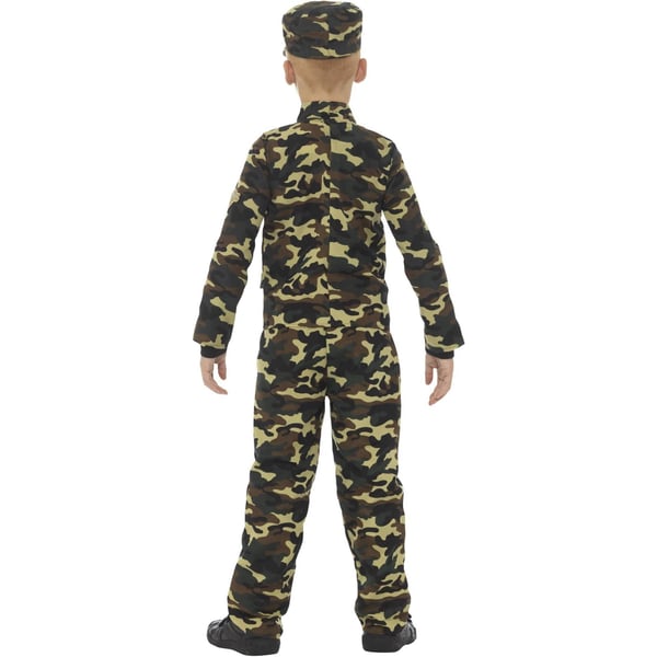 Smiffys Boys Military Camo Costume Set