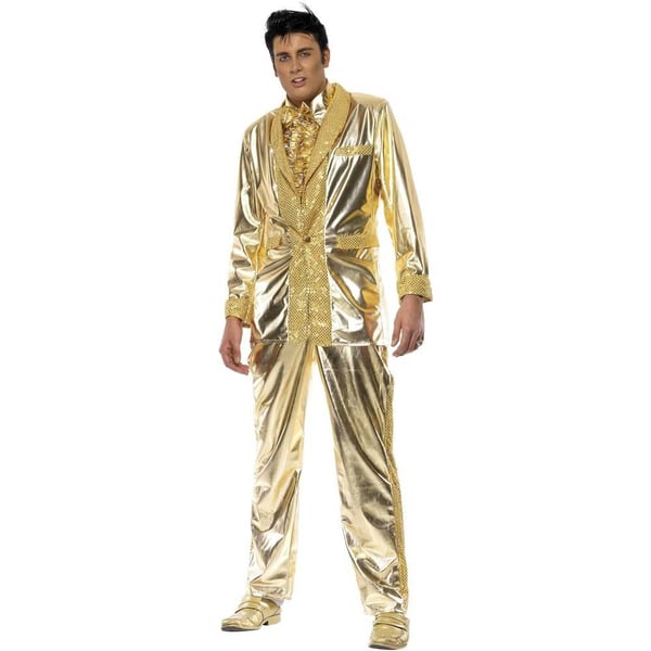 Elvis Presley miesten kiiltävä asu