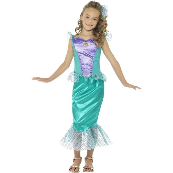 Smiffys Girls Deluxe Mermaid Costume Set