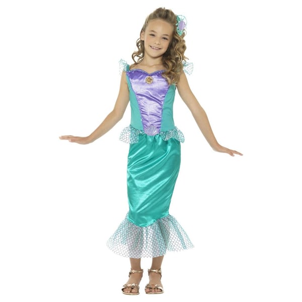 Smiffys Girls Deluxe Mermaid Costume Set