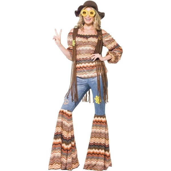 Smiffys Naisten Harmony Hippie -asu
