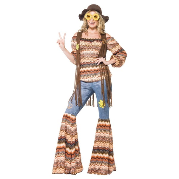 Smiffys Womens/Ladies Harmony Hippie Costume