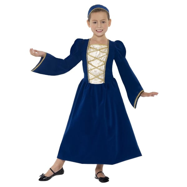 Smiffys Girls Tudor Princess Costume Set