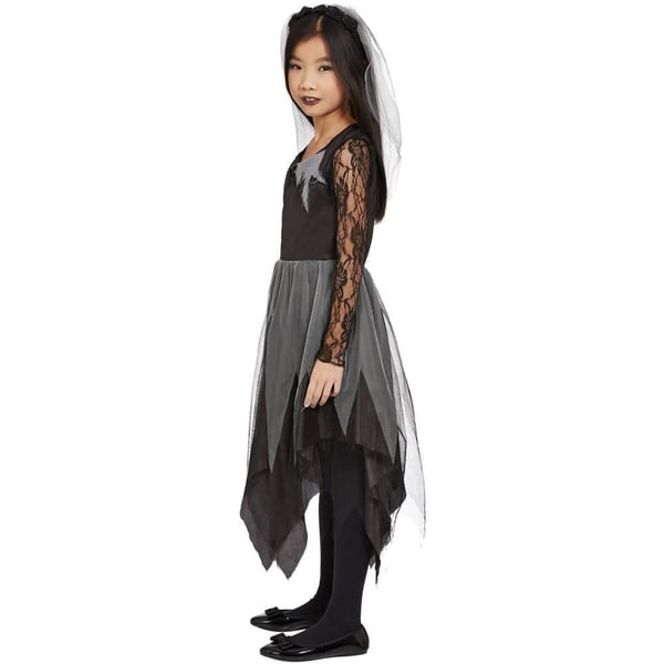 Smiffys Girls Grave Yard Bride Costume Set