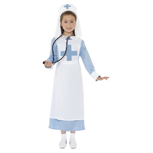 Smiffys Girls World War I Nurse Costume Set