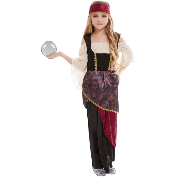 Smiffys Girls Deluxe Fortune Teller Costume Set