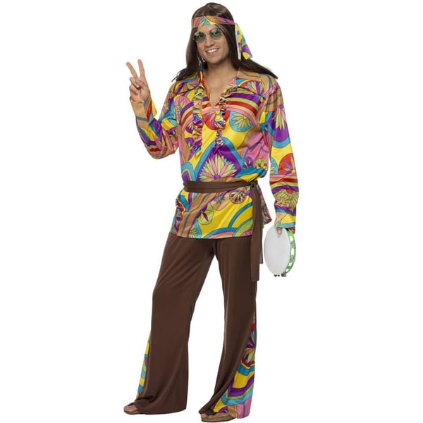 Smiffys Miesten Hippiasu