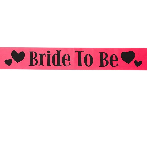 Smiffys Womens/Ladies Bride To Be Party Sash