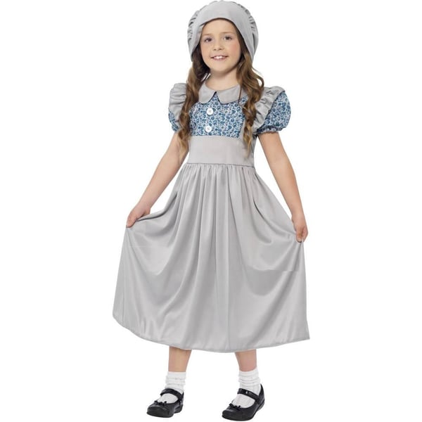 Smiffys Piger victoriansk skolepige kostume