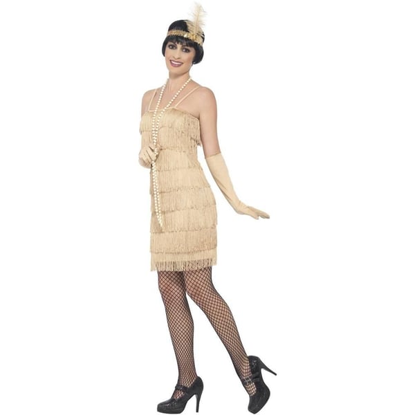 Smiffys Womens/Ladies Flapper Costume Set