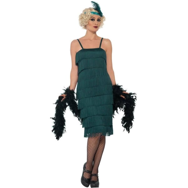 Smiffys Womens/Ladies Flapper Costume Set