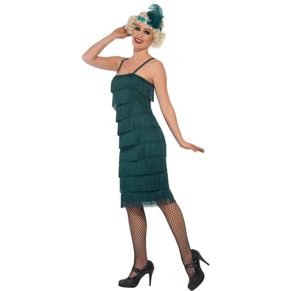 Smiffys Womens/Ladies Flapper Costume Set