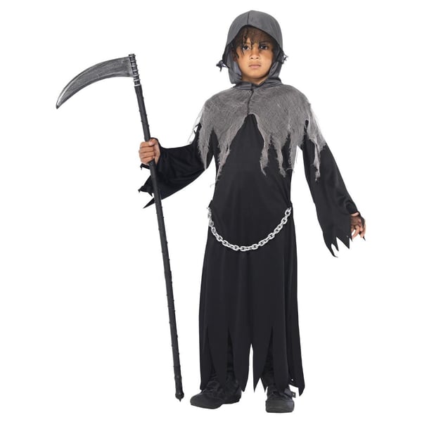 Smiffys Lasten Viikatemies Halloween-asu
