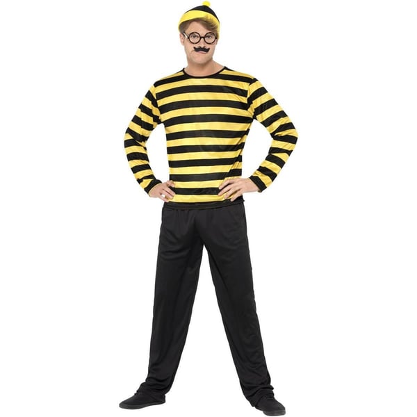 Wheres Wally? Mens Odlaw Costume Set