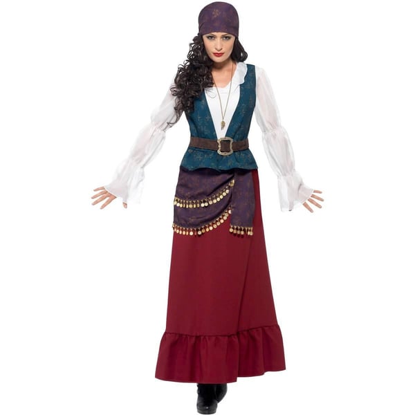 Smiffys Womens/Ladies Deluxe Buccaneer Beauty Pirate Costume Set