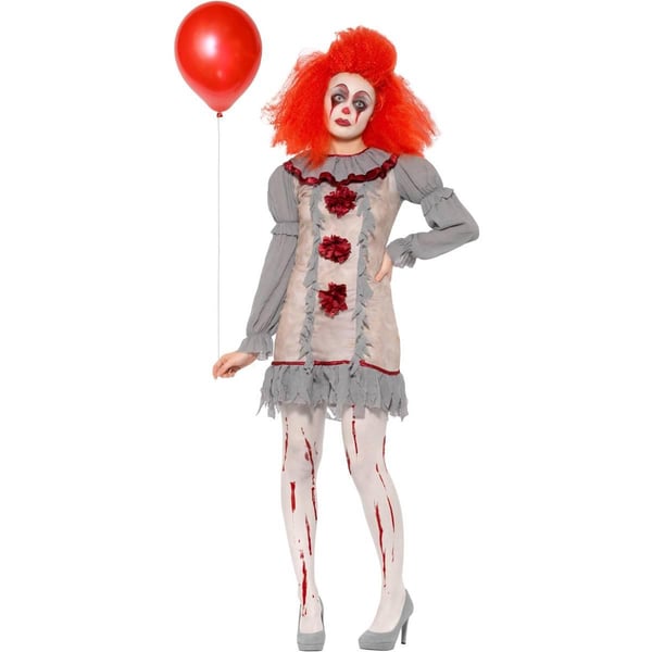Smiffys Womens/Ladies Clown Vintage Costume Set