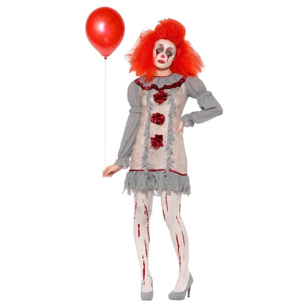 Smiffys Womens/Ladies Clown Vintage Costume Set