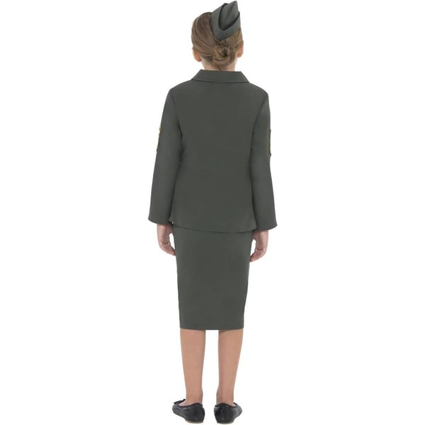 Smiffys Girls World War II Army Costume Set