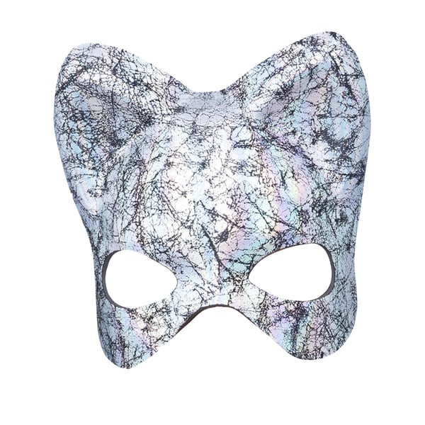 Smiffys Unisex Adult Cat Metallic Eye Mask