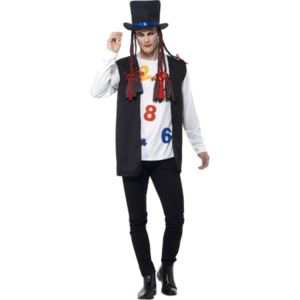 Smiffys Unisex Adult 80s Popstar Costume Set